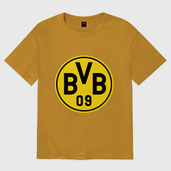 Футболка оверсайз мужская BVB 09, цвет: горчичный