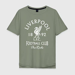 Футболка оверсайз мужская Liverpool: Football Club, цвет: авокадо