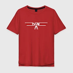 Футболка оверсайз мужская Alt N7 Wings, цвет: красный