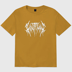 Футболка оверсайз мужская Ghostemane, цвет: горчичный