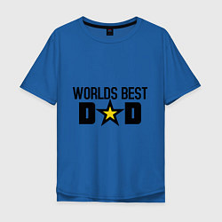Мужская футболка оверсайз Worlds Best Dad
