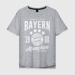 Футболка оверсайз мужская Bayern Munchen 1900, цвет: меланж