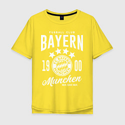 Футболка оверсайз мужская Bayern Munchen 1900, цвет: желтый