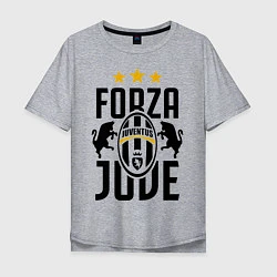 Футболка оверсайз мужская Forza Juve, цвет: меланж