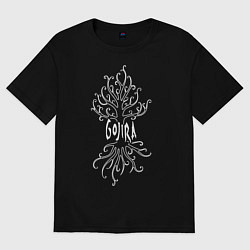 Футболка оверсайз мужская Gojira, цвет: черный