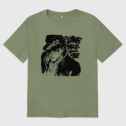 Футболка оверсайз мужская JoJo, цвет: авокадо