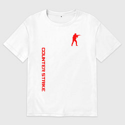 Футболка оверсайз мужская COUNTER STRIKE, цвет: белый