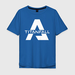 Футболка оверсайз мужская Apex Legends x Titanfall, цвет: синий