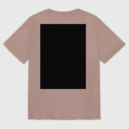 Мужская футболка оверсайз Linkin Park: Road to Revolution / Пыльно-розовый – фото 2