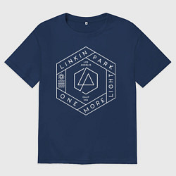 Футболка оверсайз мужская Linkin Park: One More Light, цвет: тёмно-синий