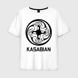 Мужская футболка оверсайз Kasabian: Symbol