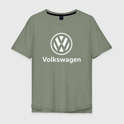 Футболка оверсайз мужская VOLKSWAGEN, цвет: авокадо