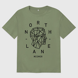 Футболка оверсайз мужская Northlane: Mesmer, цвет: авокадо