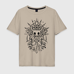 Футболка оверсайз мужская Hollow Knight, цвет: миндальный