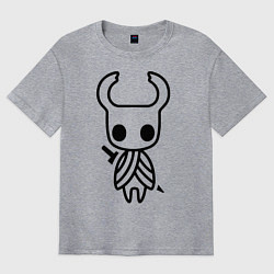 Футболка оверсайз мужская Hollow Knight, цвет: меланж