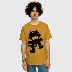 Футболка оверсайз мужская MONSTERCAT, цвет: горчичный — фото 2