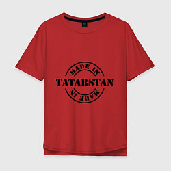 Футболка оверсайз мужская Made in Tatarstan, цвет: красный