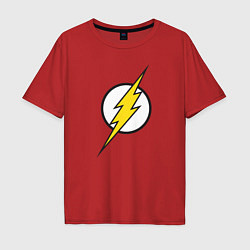 Футболка оверсайз мужская Flash, цвет: красный