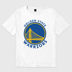 Футболка оверсайз мужская GOLDEN STATE WARRIORS 2020, цвет: белый