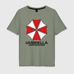 Футболка оверсайз мужская UMBRELLA CORP, цвет: авокадо
