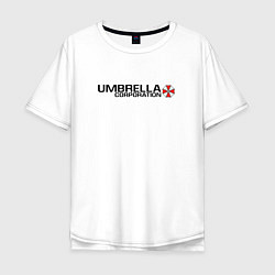 Футболка оверсайз мужская UMBRELLA CORP, цвет: белый