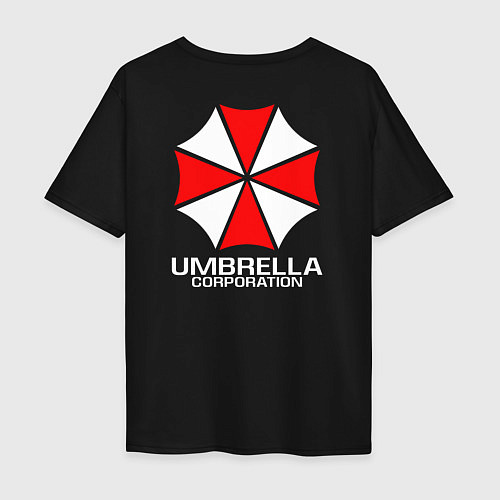 Мужская футболка оверсайз UMBRELLA CORP / Черный – фото 2