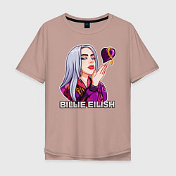 Мужская футболка оверсайз BILLIE EILISH