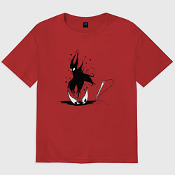Футболка оверсайз мужская Hollow Knight, цвет: красный
