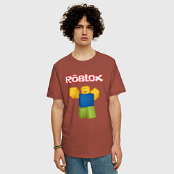 Футболка оверсайз мужская ROBLOX, цвет: кирпичный — фото 2