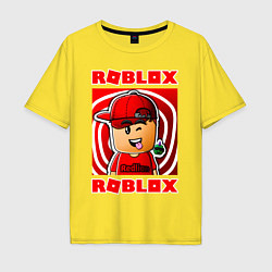 Футболка оверсайз мужская ROBLOX, цвет: желтый