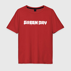 Футболка оверсайз мужская GreenDay, цвет: красный
