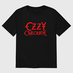 Футболка оверсайз мужская Ozzy Osbourne hard metal, цвет: черный