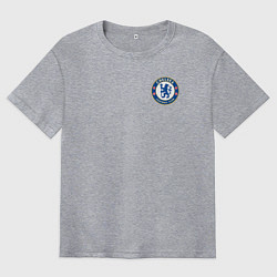 Футболка оверсайз мужская ЧЕЛСИ, цвет: меланж