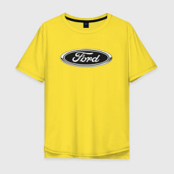 Футболка оверсайз мужская Ford, цвет: желтый