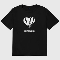 Футболка оверсайз мужская JUICE WRLD, цвет: черный