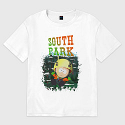 Футболка оверсайз мужская South Park, цвет: белый