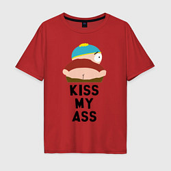 Мужская футболка оверсайз KISS MY ASS