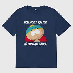 Футболка оверсайз мужская ЮЖНЫЙ ПАРК, цвет: тёмно-синий