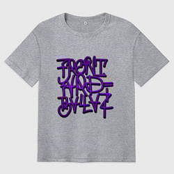 Футболка оверсайз мужская GTA Tag BALLAS, цвет: меланж