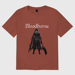 Футболка оверсайз мужская Bloodborne, цвет: кирпичный