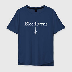 Футболка оверсайз мужская Bloodborne, цвет: тёмно-синий