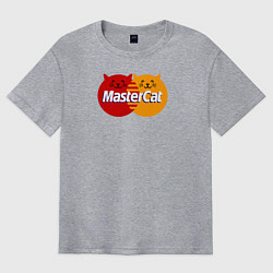 Футболка оверсайз мужская MasterCat, цвет: меланж