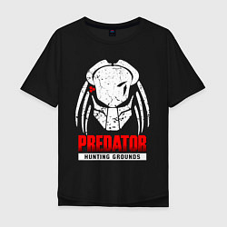 Футболка оверсайз мужская PREDATOR: HUNTING GROUNDS, цвет: черный