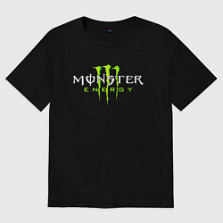 Футболка оверсайз мужская MONSTER ENERGY, цвет: черный