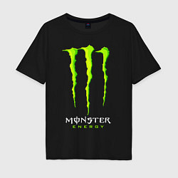 Футболка оверсайз мужская MONSTER ENERGY, цвет: черный