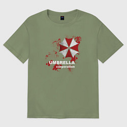 Футболка оверсайз мужская Umbrella, цвет: авокадо