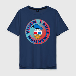 Футболка оверсайз мужская Duck Vision, цвет: тёмно-синий