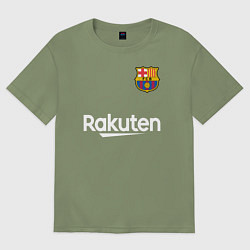 Футболка оверсайз мужская BARCELONA, цвет: авокадо