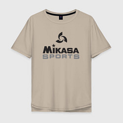 Футболка оверсайз мужская MIKASA SPORTS, цвет: миндальный