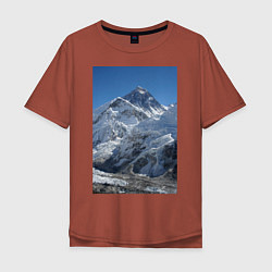 Футболка оверсайз мужская Эверест, цвет: кирпичный